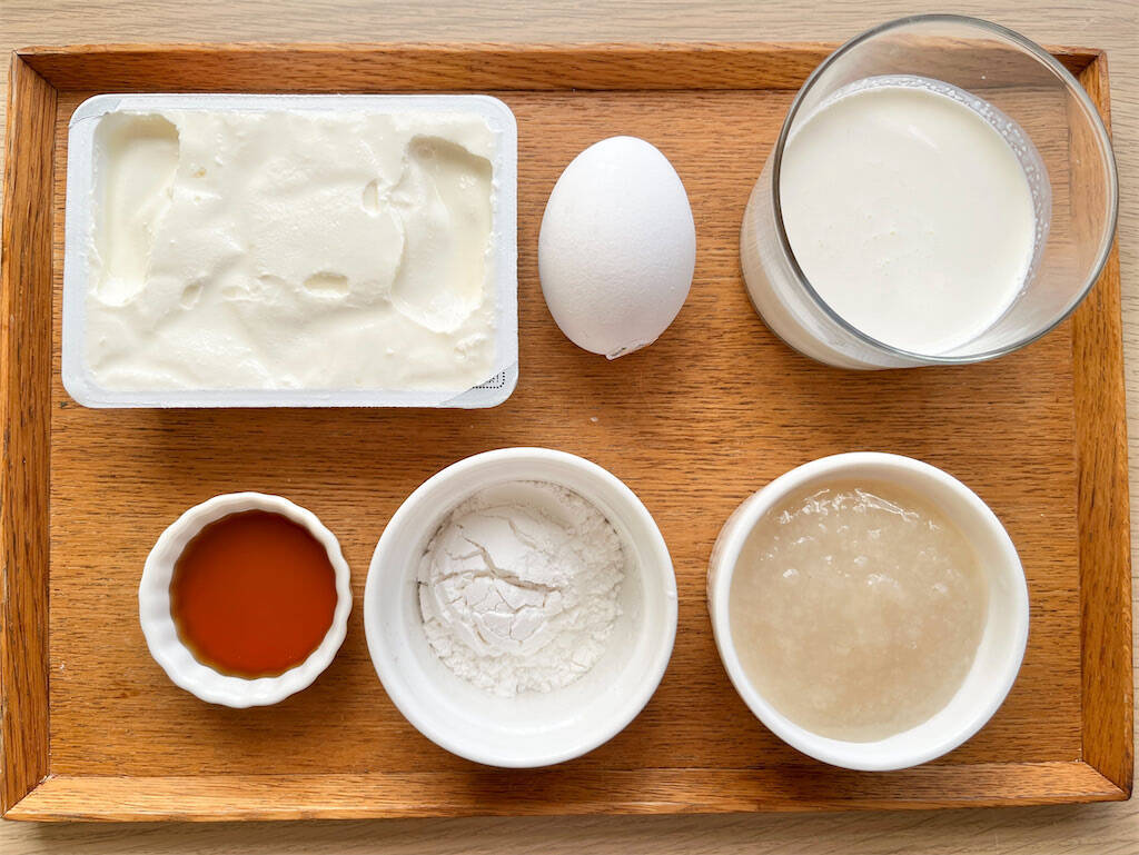 【砂糖なしでも芳醇な甘さ】甘酒＆メープルで「バスクチーズケーキ」作ってみた！濃厚なのに後味軽〜いの♡