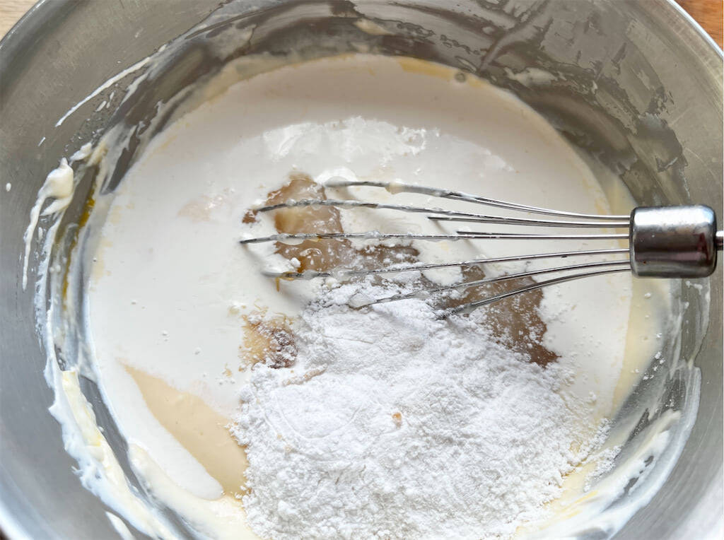 【砂糖なしでも芳醇な甘さ】甘酒＆メープルで「バスクチーズケーキ」作ってみた！濃厚なのに後味軽〜いの♡