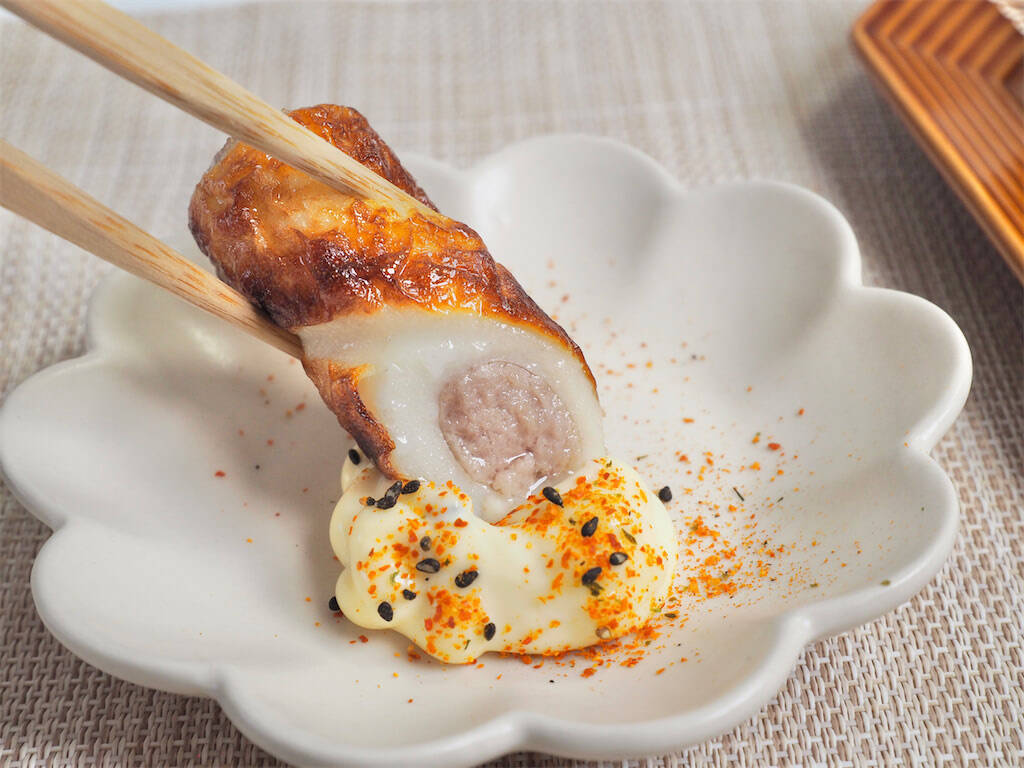 ピーマン…じゃなくて「ちくわの肉詰め」作ってみた！焼いたちくわの香ばしさと甘み、肉種もジューシー♡