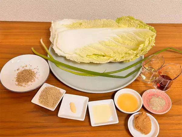 「【白菜はぜひ生で！】1/4カットが一瞬で消える「居酒屋風サラダ」作ってみた！にんにく＆味噌のやみつきパンチ!!」の画像