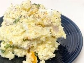 え、火を使わないで⁉「デパ地下超えのポテサラ」作れちゃった♪隠し味のゴマドレで味に深みとコク♡