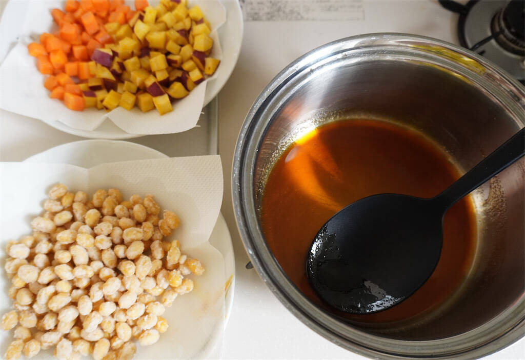 【懐かしの給食】カリカリ食感と甘辛ダレで爆食な「大豆の甘辛揚げ」を栄養強化してみた♪【農家直伝】