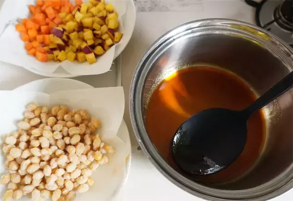 「【懐かしの給食】カリカリ食感と甘辛ダレで爆食な「大豆の甘辛揚げ」を栄養強化してみた♪【農家直伝】」の画像