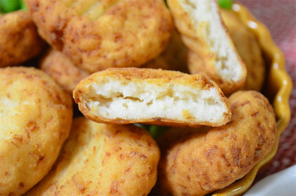 【材料4つ】極ヘルシーな「おからナゲット」作ってみた！モッチリさつま揚げ風♡えのきがいい仕事♪【農家直伝】