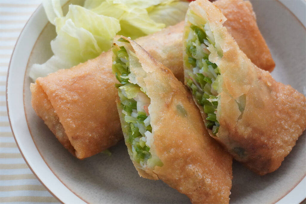 【マツコ番組でも話題】札幌・春巻きの名店に「ピーマンとカニカマの春巻き」教わった！具は炒め不要♪