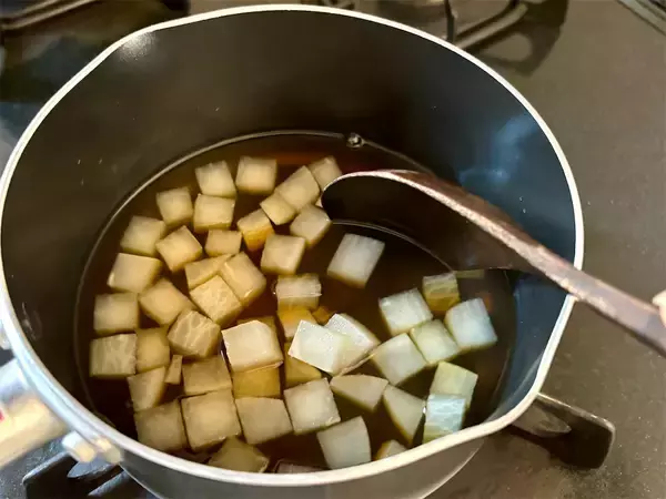 「【究極ののど越し】具は大根、以上！昭和のシンプルレシピ「大根の茶碗蒸し」作ってみた♪ダシ濃厚な卵豆腐風♡」の画像