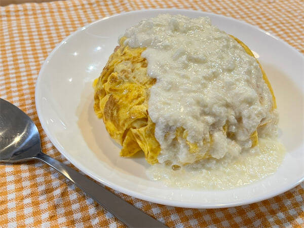 料理の裏ワザ 炒めない失敗しない オムライス 作ってみた チーズソースに何と ご飯 をインで食感 22年4月3日 エキサイトニュース 料理の裏ワザ 炒めない失敗しない オムライス 作ってみた チーズソースに何と ご飯 をインで食感 22年4月3日 エキサイトニュース