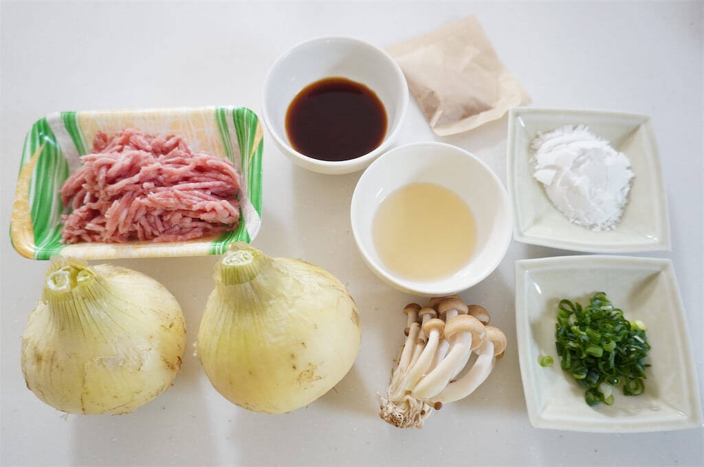 【春限定レシピ】超トロ甘♡「新玉ねぎの肉詰めあんかけ」作ってみた！中からジューシーお肉が…♪【農家直伝】