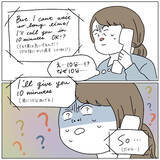 「【新卒あるある？】無茶ぶりにもほどがある！電話口でスパルタすぎる外国人と遭遇した話【momoの漫画】」の画像7