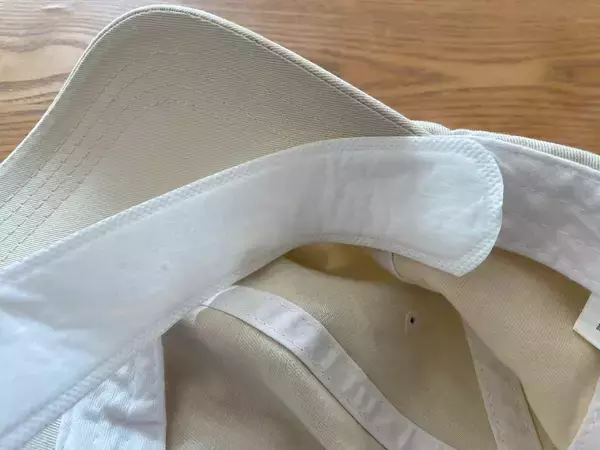 「【セリアで汗ジミ対策】帽子の額部分に貼る♪「おでこ吸汗パッド」が汗やファンデ汚れをキャッチ！シャツ襟も」の画像