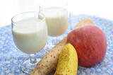 「【フルーツ牛乳にとろろを!?】農家直伝のフルーツジュースは「長芋」入り！とろみ追加で食べるジュースに♡」の画像1
