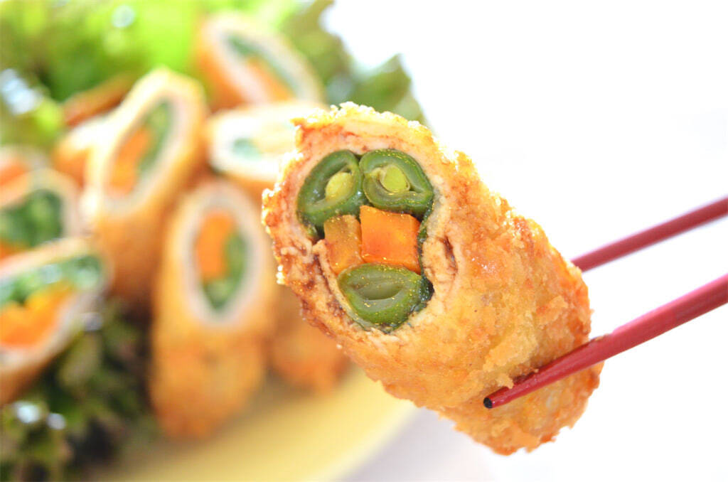 【調理のお得ワザ】定番すぎる野菜肉巻きは「揚げ」と「照り焼き」ダブルで作るべし！【農家直伝】