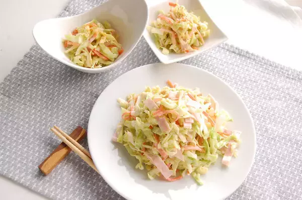 「水っぽくならない！味が馴染んで美味～♡昔ながらの「コールスローサラダ」にトライ！」の画像