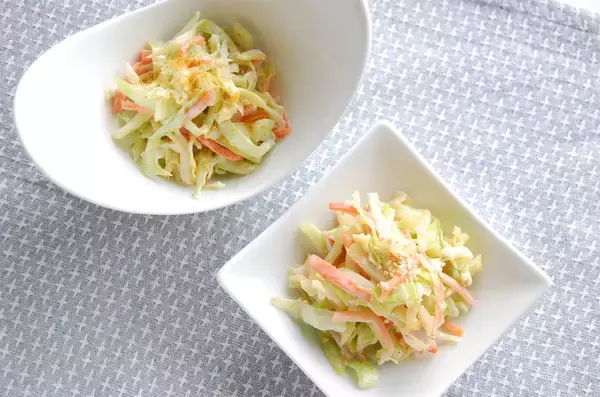 「水っぽくならない！味が馴染んで美味～♡昔ながらの「コールスローサラダ」にトライ！」の画像