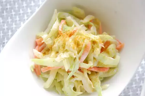 「水っぽくならない！味が馴染んで美味～♡昔ながらの「コールスローサラダ」にトライ！」の画像