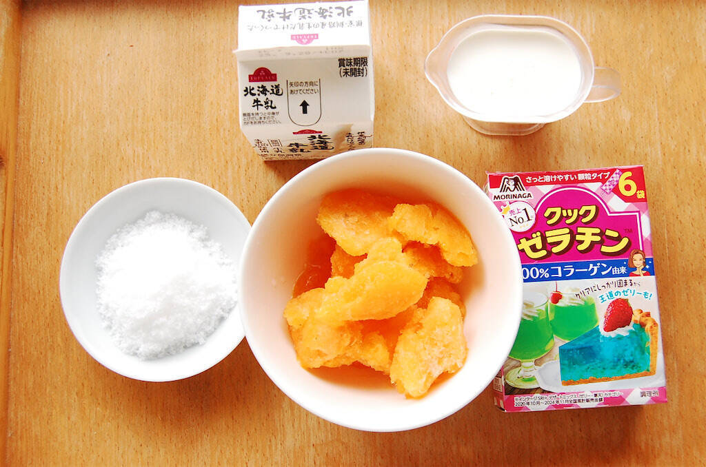 【熟しすぎ柿で絶品スイーツ♡】作りおきの冷凍柿で「柿ムース」作ってみた！混ぜて冷やすだけでとろける～