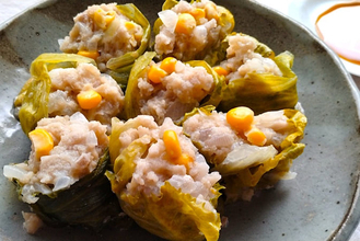 【罪悪感ゼロ】レタスで豆腐を包む!?「ヘルシーしゅうまい」作ろう！フワコリ食感♡レンチンだけで◎【農家直伝】