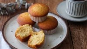 驚くほどサクッとしっとり！「米粉のプレーンマフィン」はバター不使用でヘルシーなのが嬉しい！【元パティシエ直伝】
