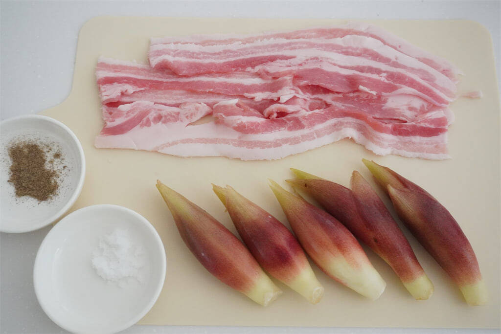 【薬味じゃない食べ方】香りが食欲そそる「ミョウガの豚バラ肉巻き」作ってみた！辛みも爽やか〜【農家直伝】