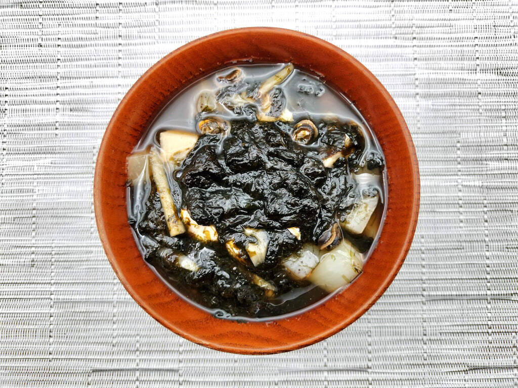 【絶品！郷土メシ】出雲の激レア料理「のりふで」作ってみた！岩のりとべべ貝が旨さのカギ！…べべ貝ってなに？