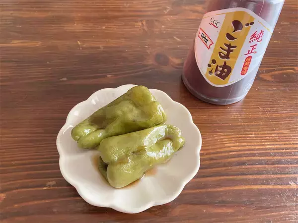 「【ピーマン大量消費】口の中でトロンと消える♡「丸ごと煮びたし」作ろう！種やワタ、ヘタまで旨っ【包丁いらず】」の画像