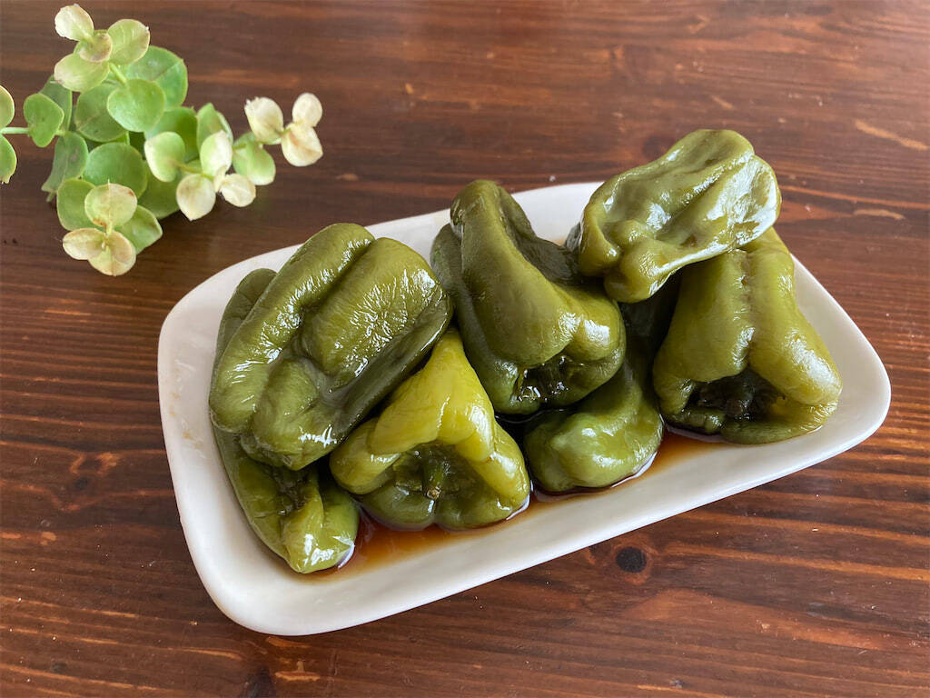 【ピーマン大量消費】口の中でトロンと消える♡「丸ごと煮びたし」作ろう！種やワタ、ヘタまで旨っ【包丁いらず】