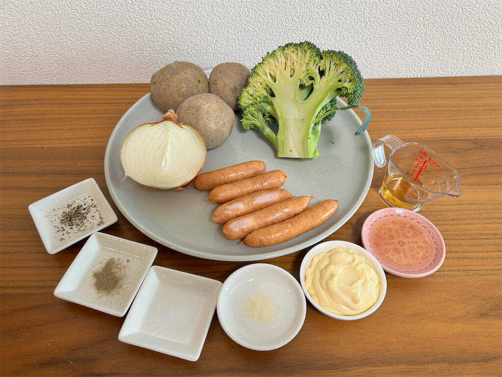 【ポテサラにあの液体加えると…？】しっとりトロトロ♡になるんだって！具を炒めるからコクもある～♪