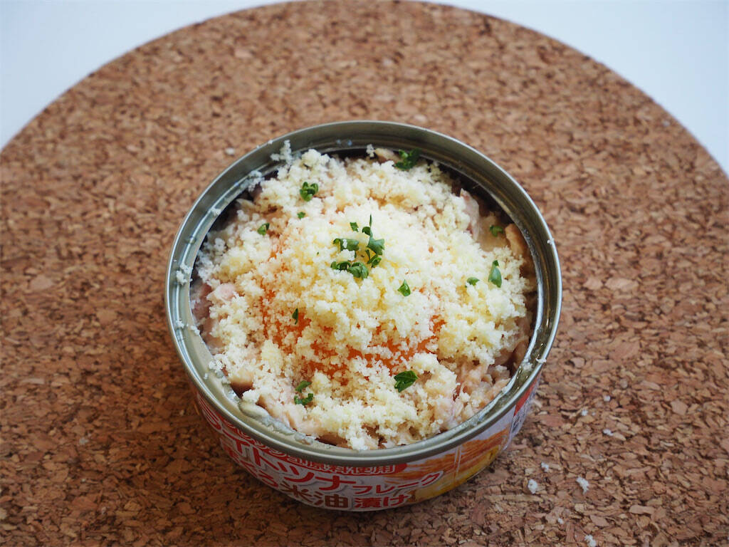 【反則級ズボラ飯】ツナ缶をそのまま器に!?火も包丁も不要「ツナボナーラ」作ってみた！濃厚コクうま♡