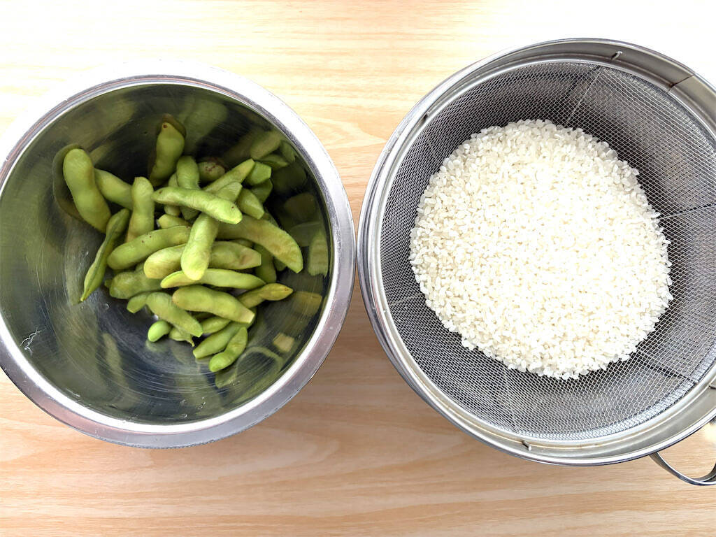 【旬の食材で薬膳！】ヤングコーン＆枝豆で夏満載の「炊き込みご飯」作ってみた！むくみ対策にも◎だって♪