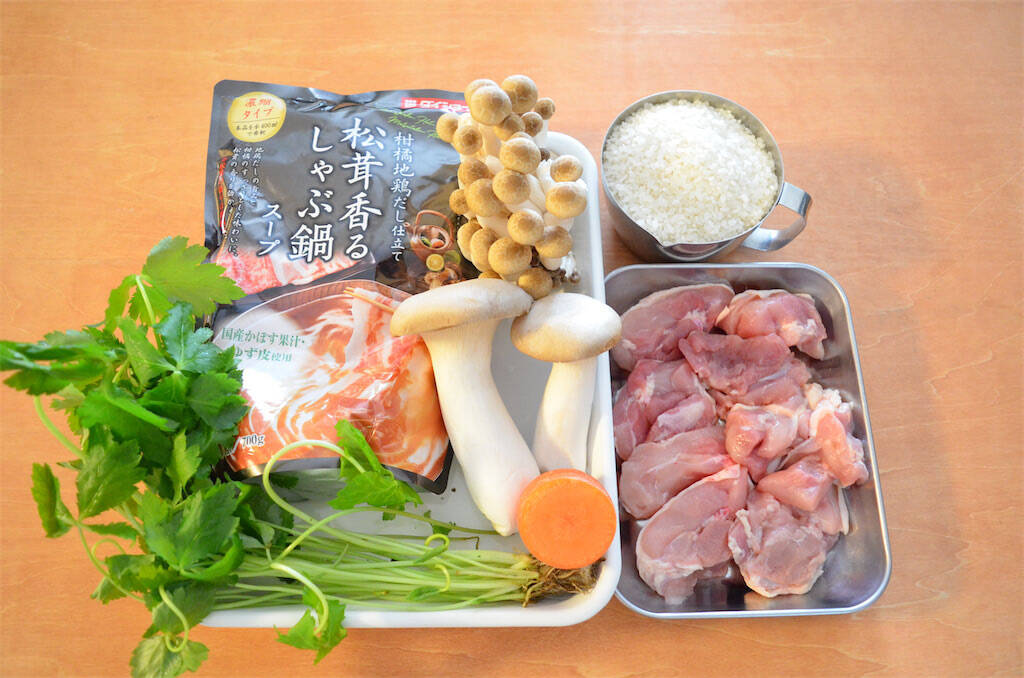 【市販鍋スープで松茸ご飯】「松茸香るしゃぶ鍋スープ」で炊き込みご飯作ったら…本物入ってるレベルだった