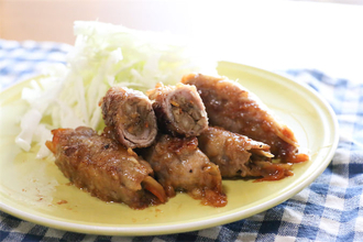 【しょうが焼きのマンネリ打破】根菜を豚肉で巻く!?「クルクルしょうが焼き」作ろう！コリコリ食感♡＆甘辛沼～