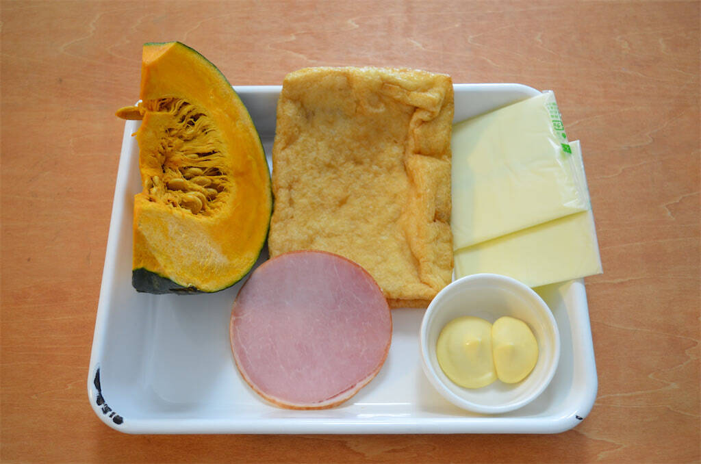 【ハマる新食感】かぼちゃサラダを巻く？油揚げで!?「和風かぼちゃピンチョス」作ってみた！【お弁当にも◎】