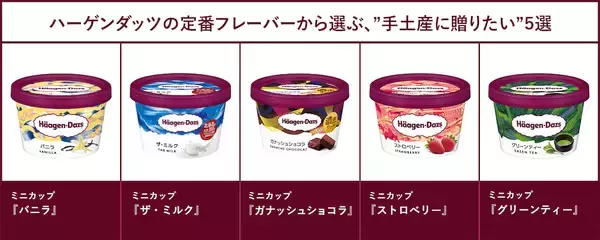 「【ハーゲンダッツ総選挙】300人が選んだ1位は？帰省やホムパでの「手土産・差し入れ組み合わせ」編集部選も♪」の画像