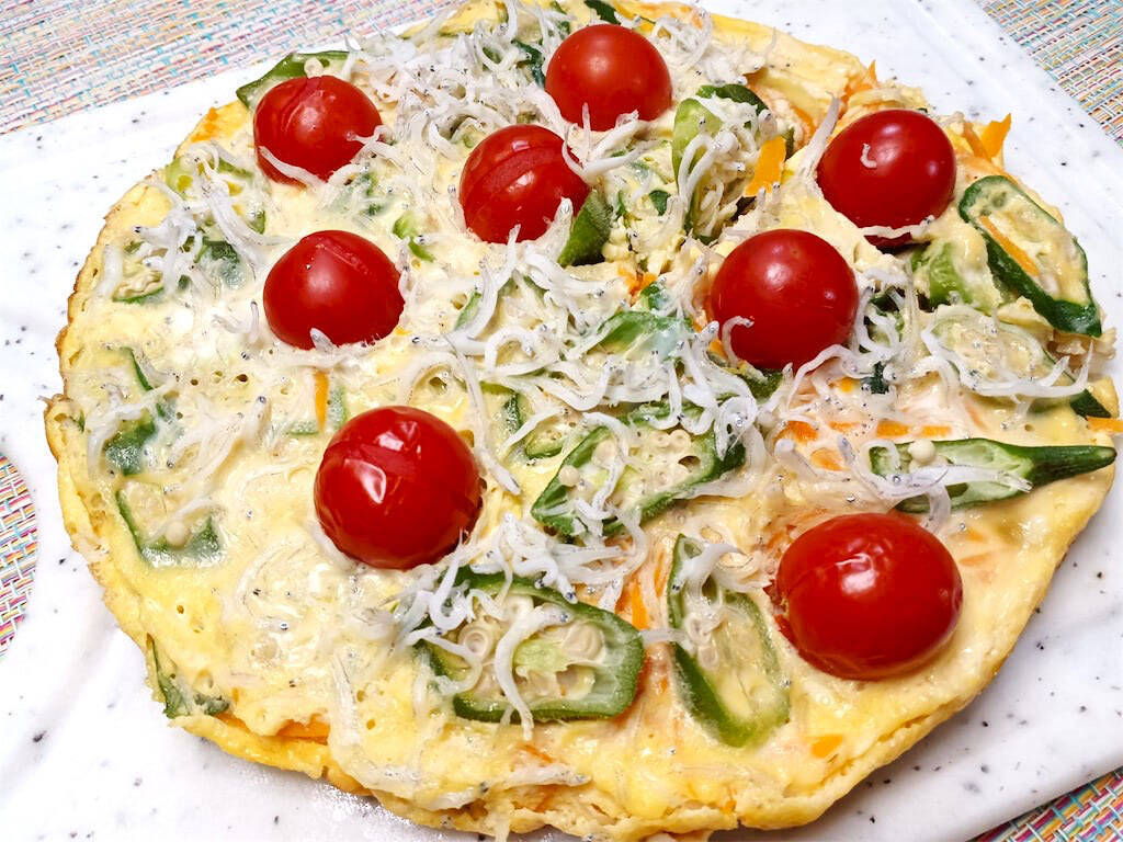 【シン・オムレツ】ピザ…ではなく「包まないオムレツ」です！9割野菜ってもうサラダじゃん？【農家直伝】