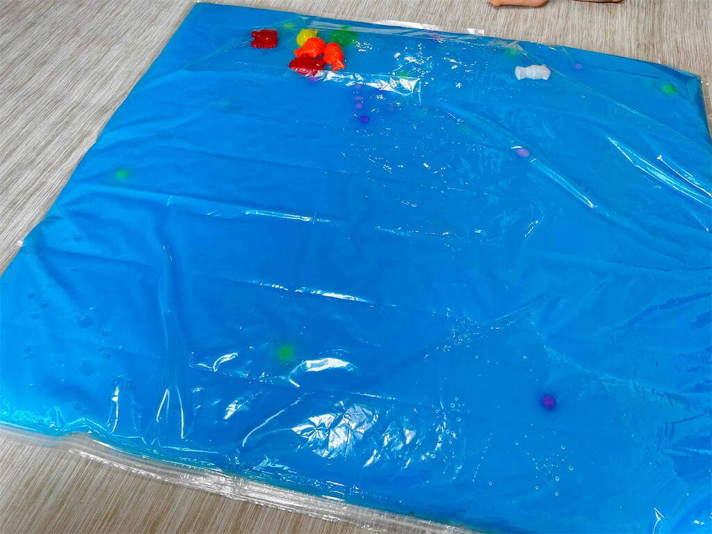 【水遊びの超裏ワザ】子供が大喜び♪「室内プールもどき」作って遊んでみた！「え、布団圧縮袋なの⁉」