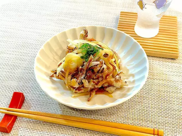 「【乾しいたけの意外な食べ方】え、水で戻したら油で揚げてタタキにする!?未体験のサクジュワ食感♡【農家直伝】」の画像