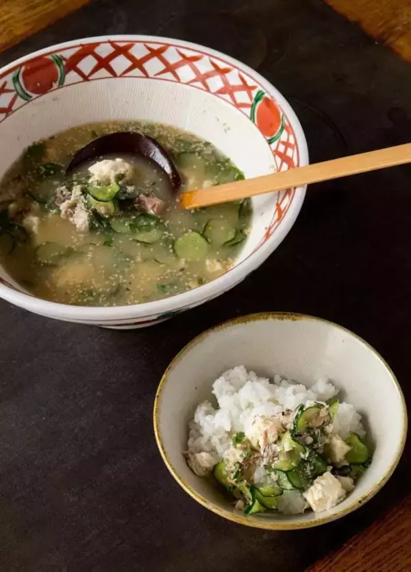 「【野﨑洋光さんの時短メシ】お茶漬け感覚で作れる「サバ缶冷や汁」が旨すぎた！腸活にもなるって万能すぎる♡」の画像