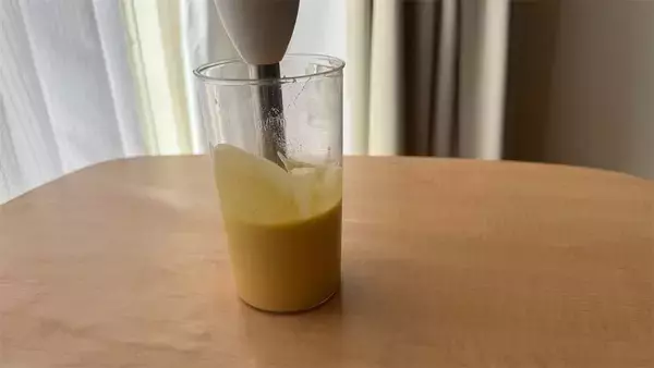 「【焼き芋に飽きたら】ヨーグルトでリメイク♪「米粉のさつまいもケーキ」はなめらか食感♡【元パティシエ直伝】」の画像