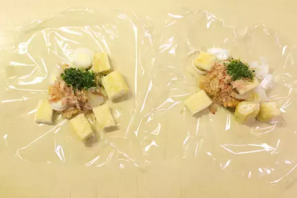 「【みそ汁はずっとこれがいい】「油揚げ・長ネギ・青のりのみそ玉」作ってみた！お湯注いで30秒で磯の香り♪」の画像