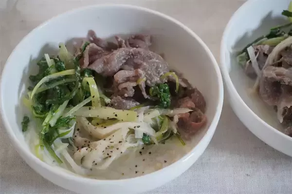 「【牛乳でお肉とろける♡】ミルキーな濃厚コンソメスープで「しゃぶしゃぶ」してみた！牛乳消費にも！」の画像