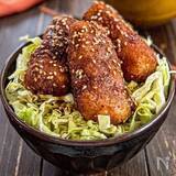 「【やみつき豆腐カツ】揚げ物なのにヘルシーな「ソースカツ丼」作ってみた！特製甘辛ソースでキャベツ大盛必須♪」の画像4