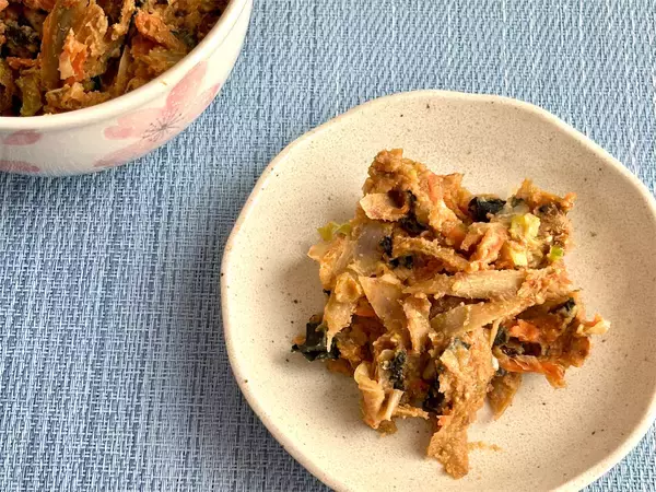 「【お湯を注げばみそ汁に】戦時中のご飯のお供「カルシウム八目みそ」を作ってみた！8種具材の旨味凝縮♪」の画像