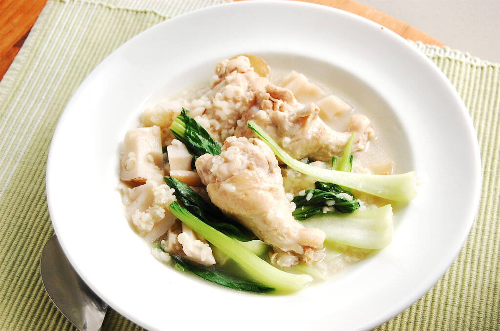 【時短サムゲタン】香味野菜トリオで血行巡る「サムゲタン風鶏手羽のスープ煮」作ってみた！お肉ホロホロ♡