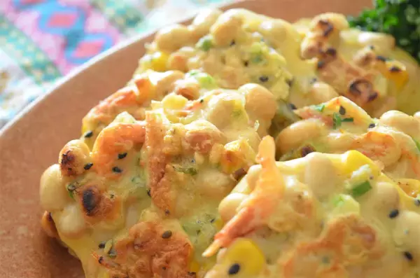 「たんぱく質ギッシリな「大豆のお好み焼き風」作ってみた！なぜかギョニソ風味!?罪悪感低め♡【農家直伝】」の画像