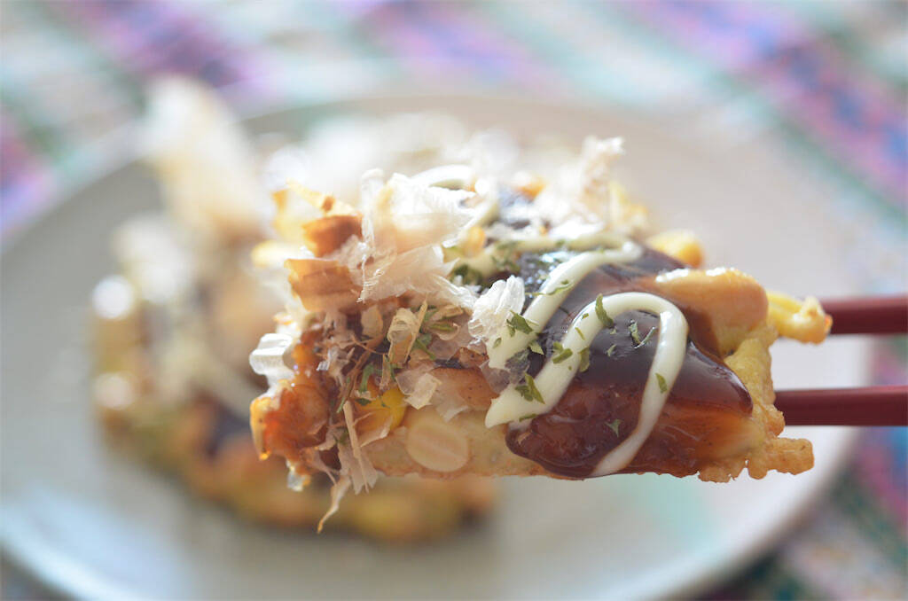 たんぱく質ギッシリな「大豆のお好み焼き風」作ってみた！なぜかギョニソ風味!?罪悪感低め♡【農家直伝】