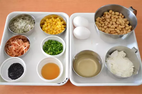 「たんぱく質ギッシリな「大豆のお好み焼き風」作ってみた！なぜかギョニソ風味!?罪悪感低め♡【農家直伝】」の画像