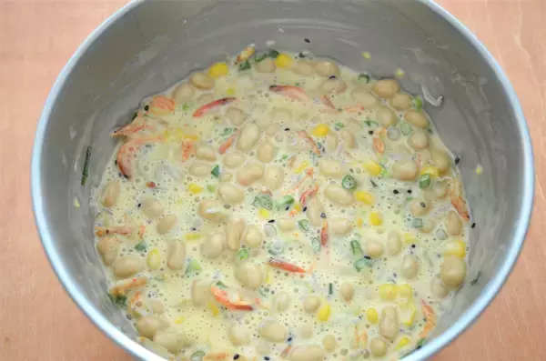 「たんぱく質ギッシリな「大豆のお好み焼き風」作ってみた！なぜかギョニソ風味!?罪悪感低め♡【農家直伝】」の画像