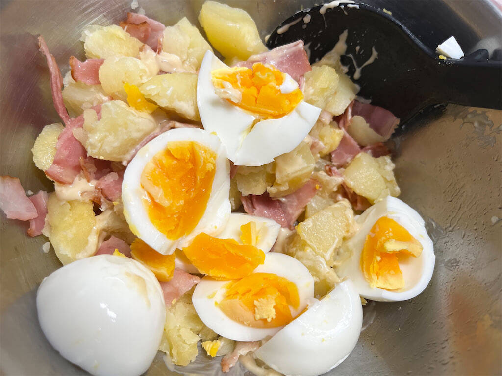 【国民的チップス再現】ポテサラにコンソメ入れて「ニューポテトサラダ」作ってみた！やみつきスナック感覚♪