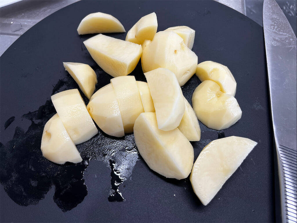 【国民的チップス再現】ポテサラにコンソメ入れて「ニューポテトサラダ」作ってみた！やみつきスナック感覚♪