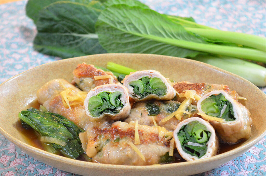 【肉巻きを煮たら…】あっさり料亭味♡「豚肉と小松菜のさっと煮」作ってみた！お出汁が優しい〜【農家の知恵】